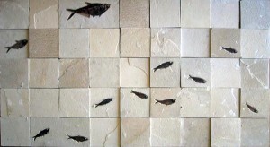 Fossil Fish Mosaic