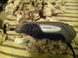 Dremmel Tool for Drilling Live Rock