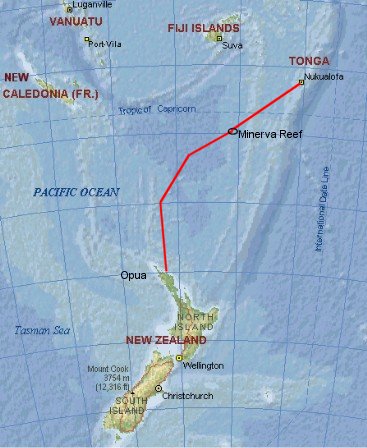 Fiji vs Tonga Over Minerva Reef