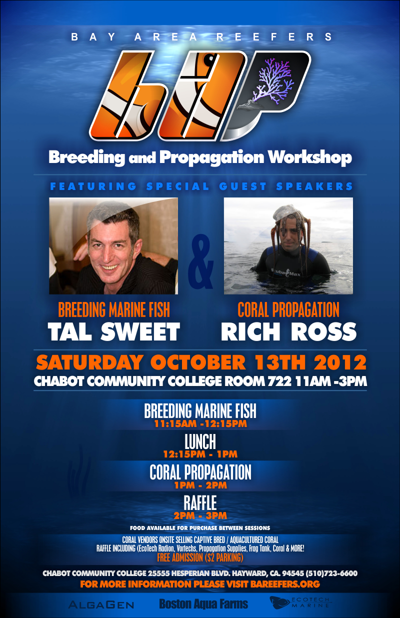 Bay Area Reefers Breeding and Propagation Workshop