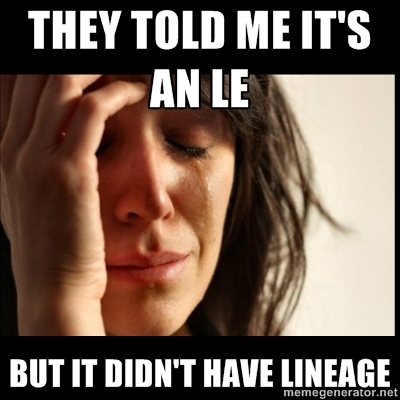 LE with No Lineage