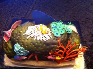 Aquarium Birthday Cake