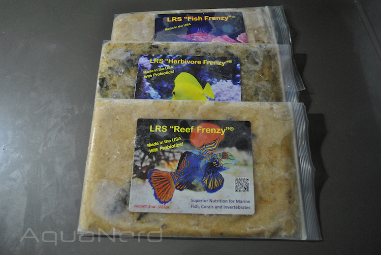 frozen aquarium fish food