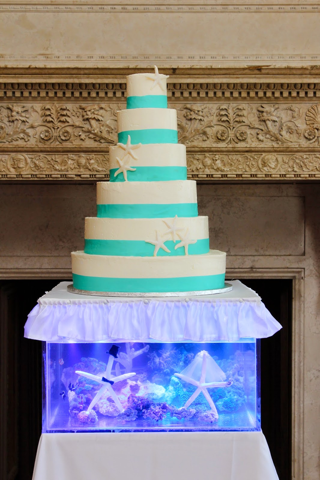 Reef Tank Wedding Cake